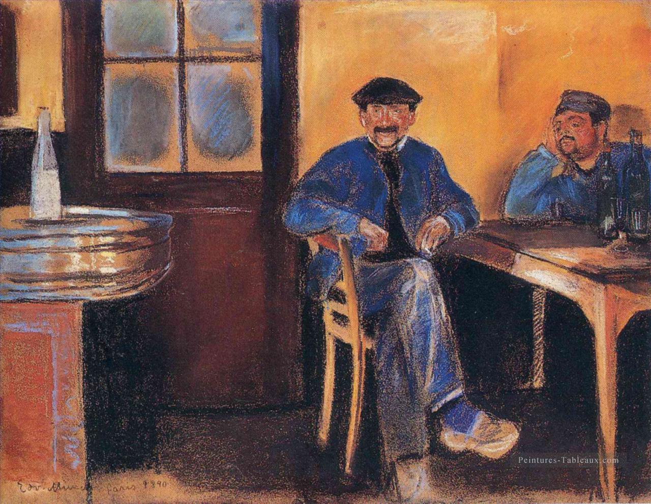 taverne st cloud 1890 Edvard Munch Peintures à l'huile